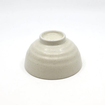 Nature White Japanese rice bowl styled with food - PABOOM