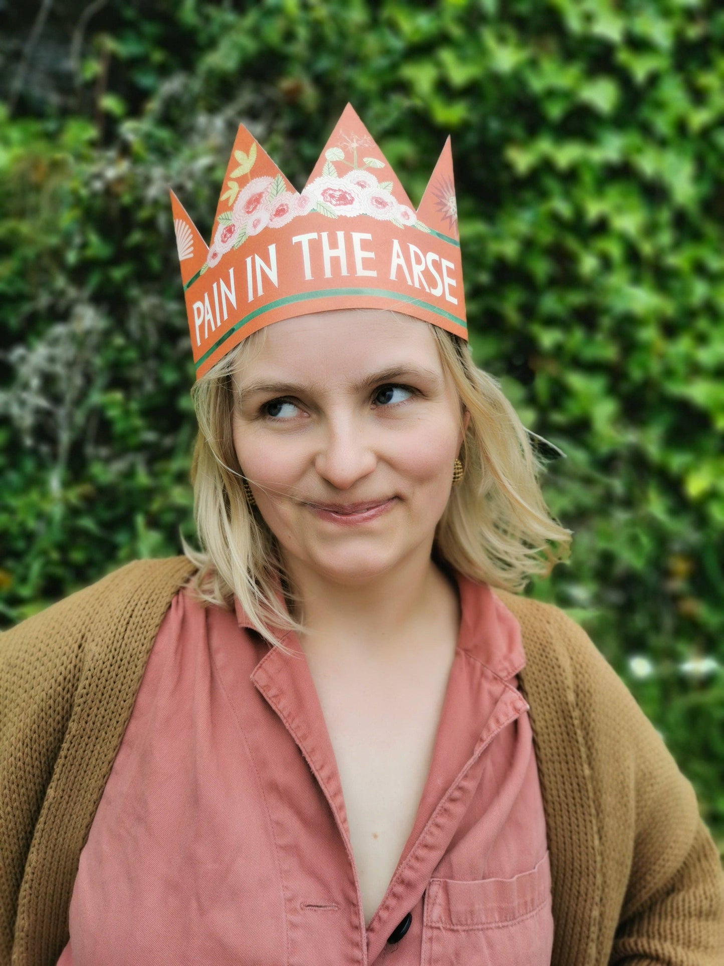 Pain in the Arse Party Hat with envelope