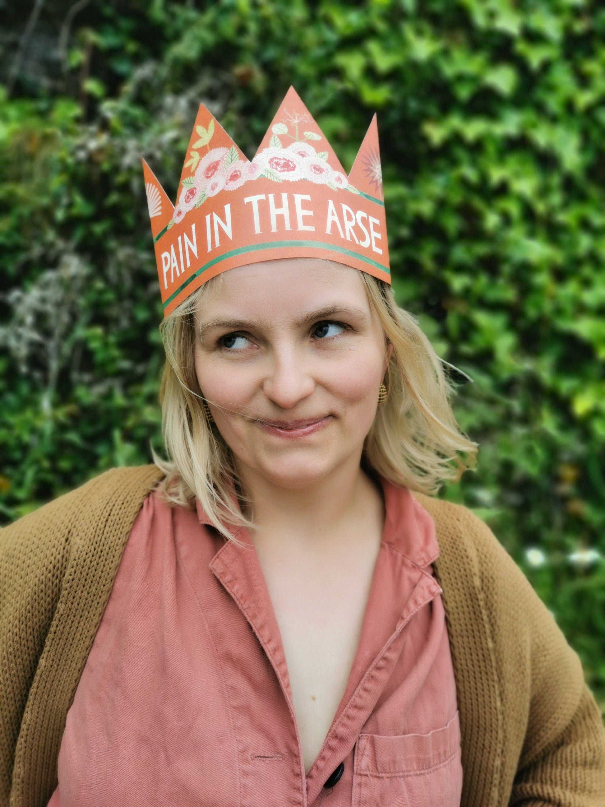 Pain in the Arse Party Hat with envelope