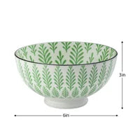 Kiri Collection Bowl Medium Green Cyprus