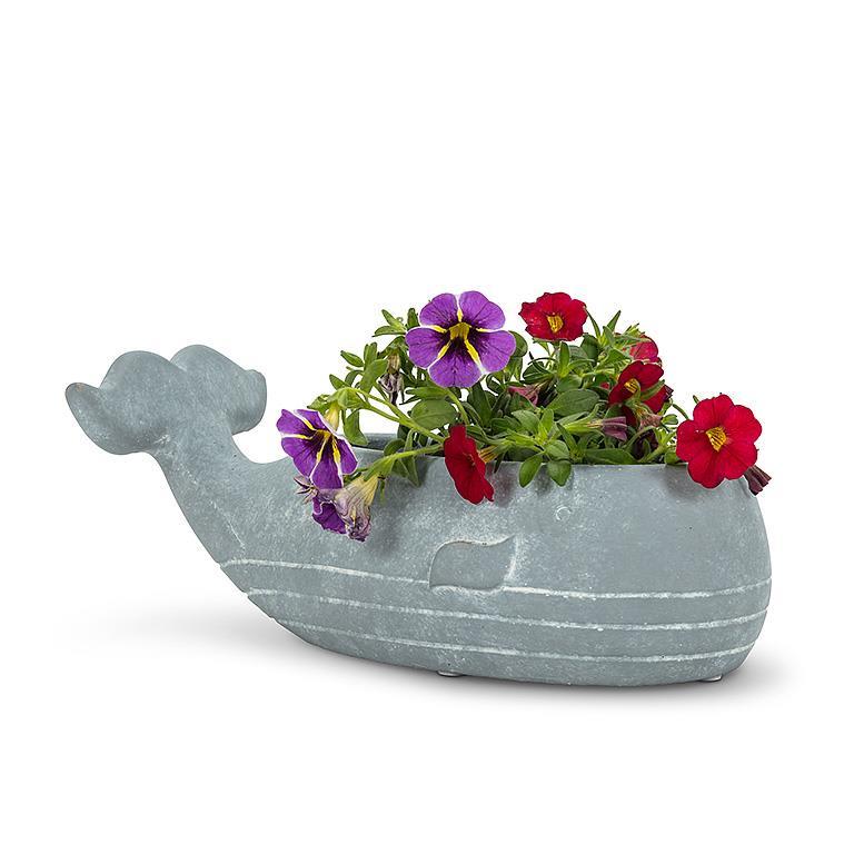 Whale Planter Low Small