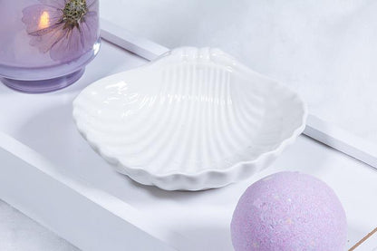 Small Shell Dish White