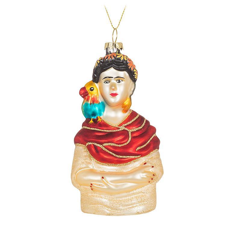 Frida w/Bird Ornament