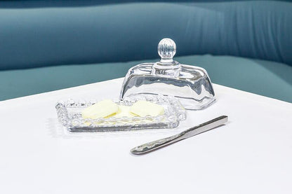 Ball Rim Butter Dish, additional angle