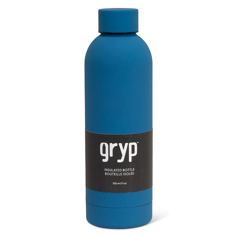 Soft Touch Thermal Bottle - Blue