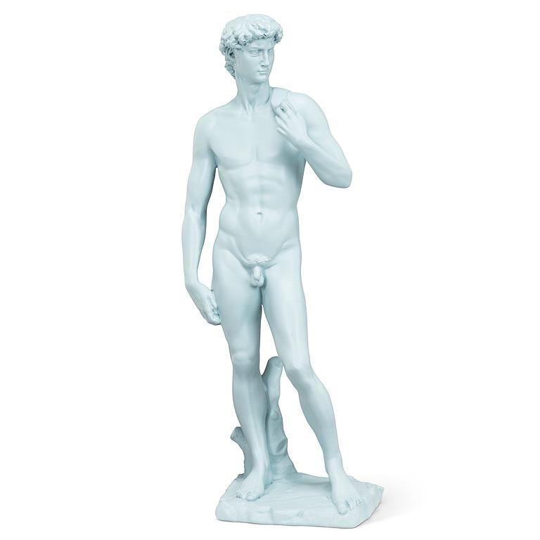 Classic David Statue Light Blue