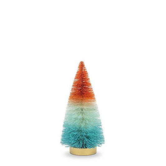 Small Ombre Brush Tree Blue