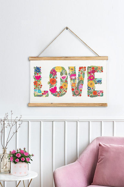 Floral Love Wall Hanging