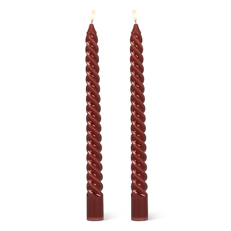 Tight Spiral Taper Burgundy Set