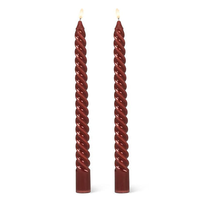 Tight Spiral Taper Burgundy Set