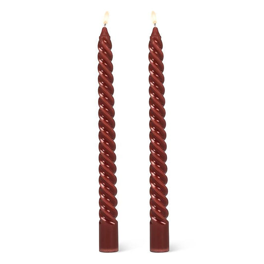 Tight Spiral Taper Burgundy Set