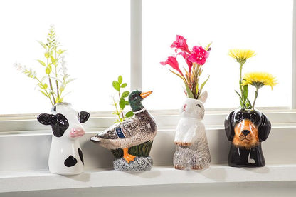Standing Mallard Bud Vase