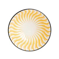 Kiri Bowl Large Yellow Sunburst