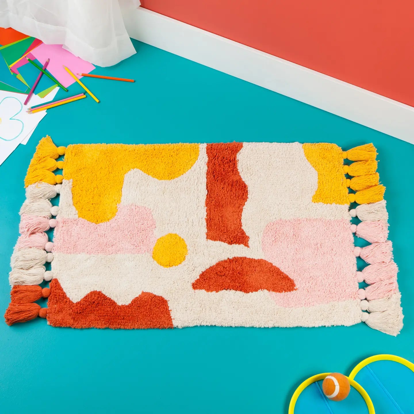 Shaped Doodle Bath Mat