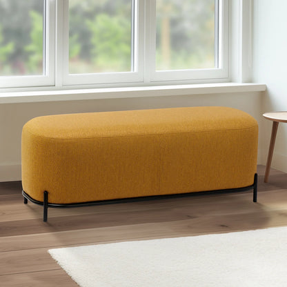 Pender Pin Leg Bench Goldenrod