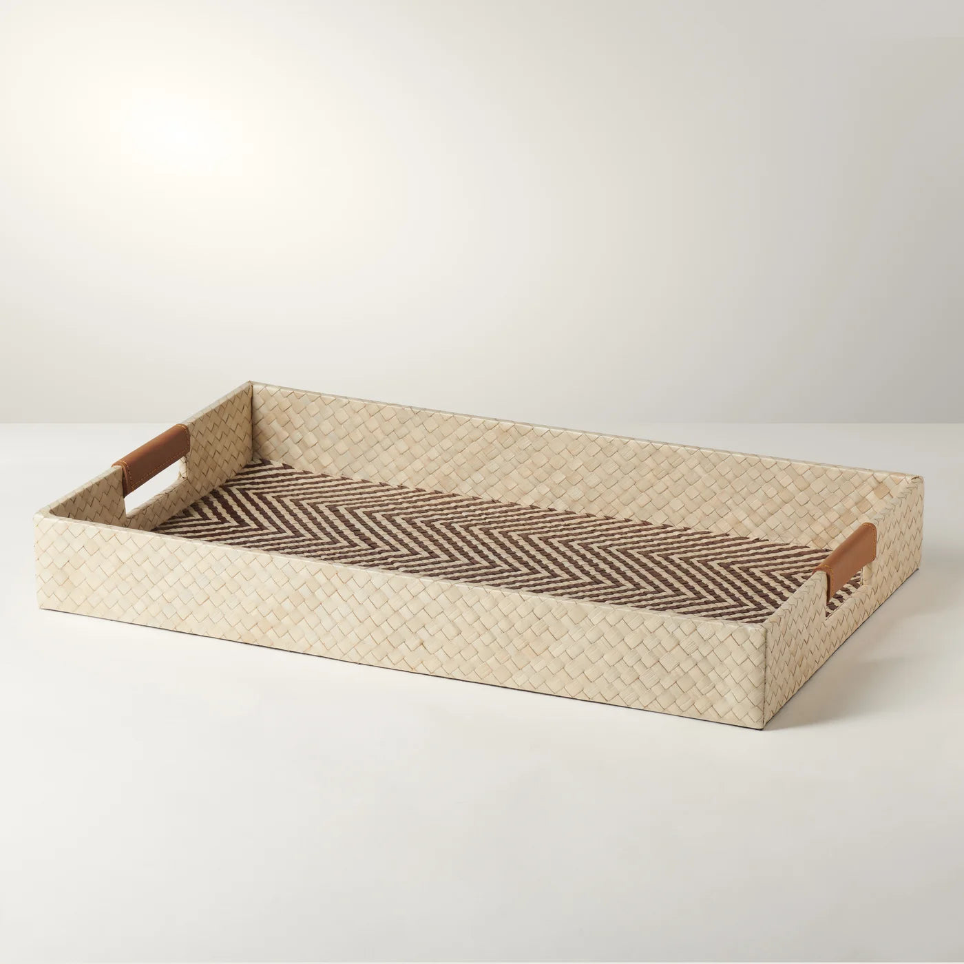 Pandan Chevron Design Tray