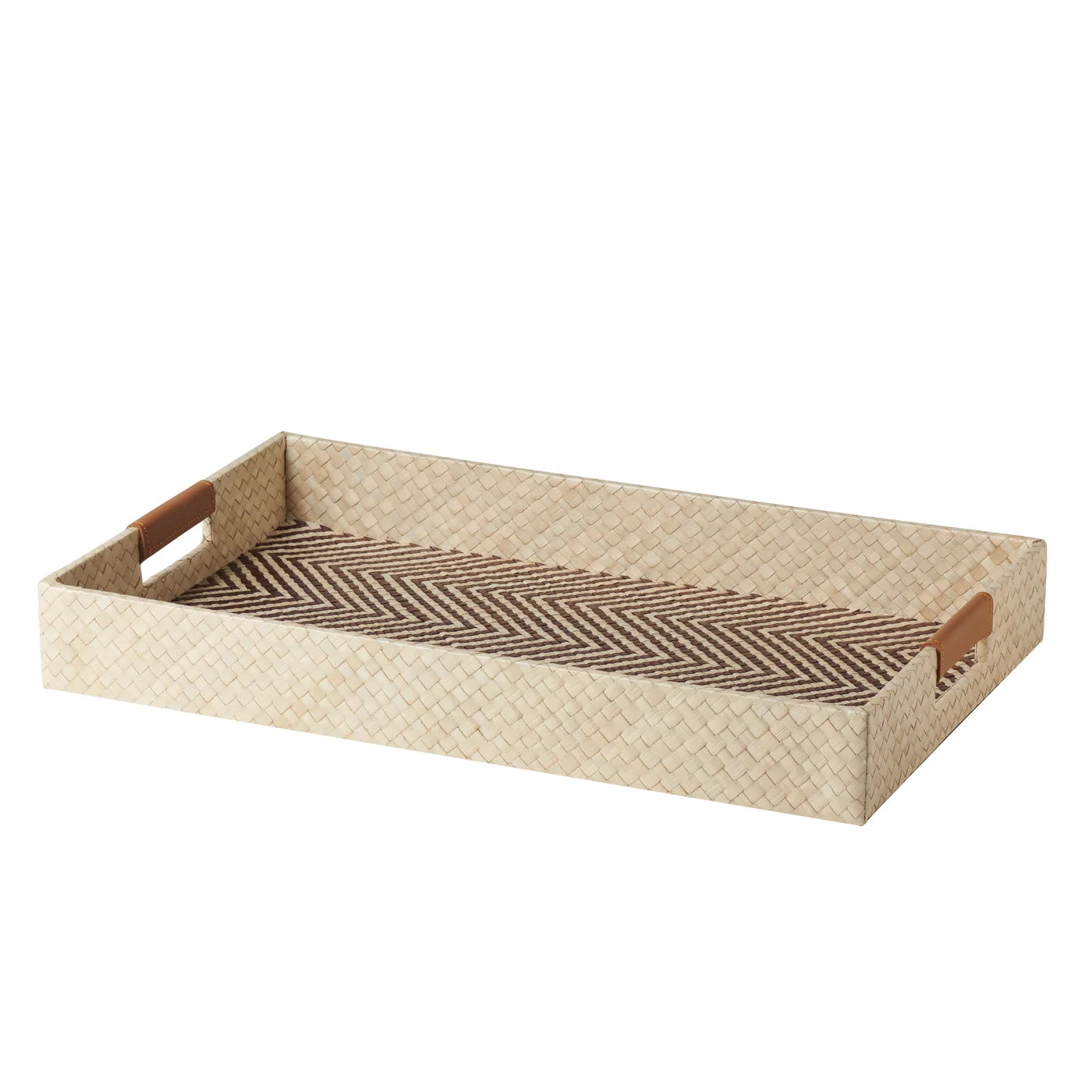 Pandan Chevron Design Tray