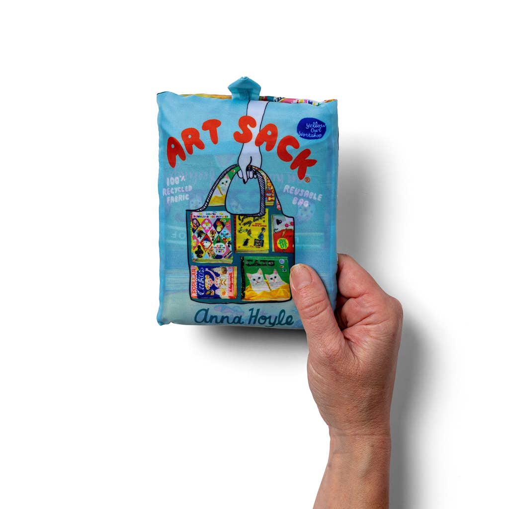 Useless Books Art Sack® by Anna Hoyle Reusable Tote