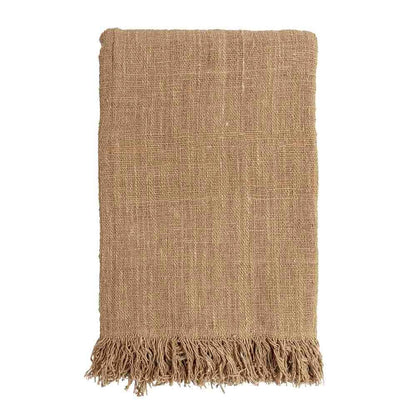 Waste Cotton Throw - Beige