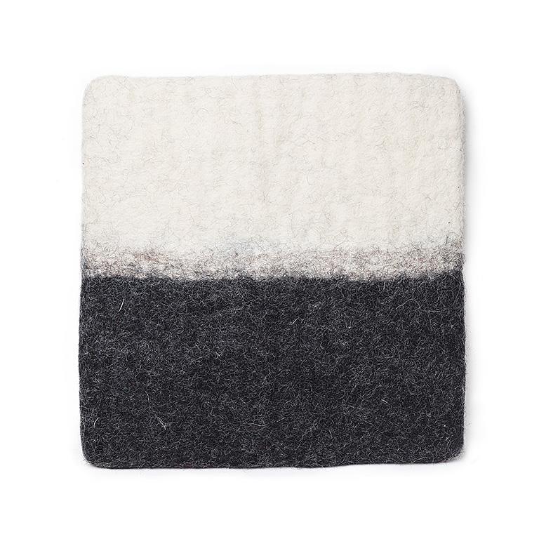 Felt Trivet Square Grey