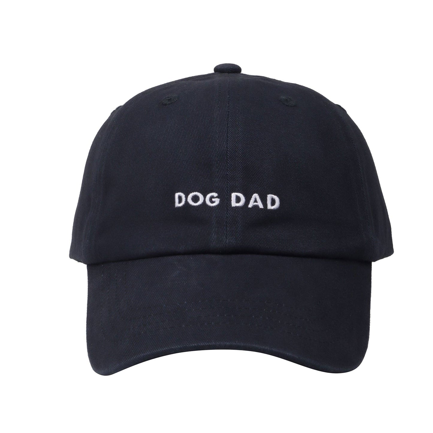 Dog Dad Hat | Embroidered Dog Dad Baseball Cap - Black