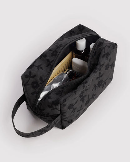 BAGGU Dopp Kit - Charcoal Ditsy Floral
