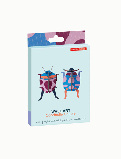 Coccinelle Couple Ladybirds Wall Art
