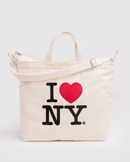 BAGGU Horizontal Zip Duck Bag - I Love NY