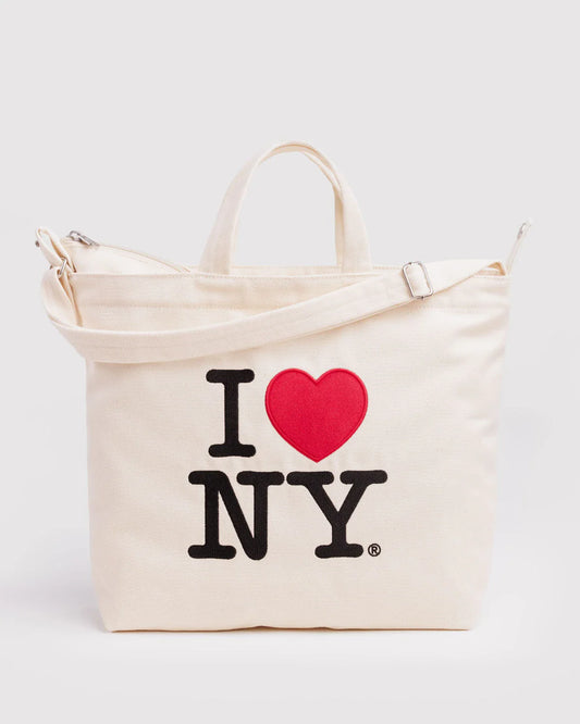 BAGGU Horizontal Zip Duck Bag - I Love NY