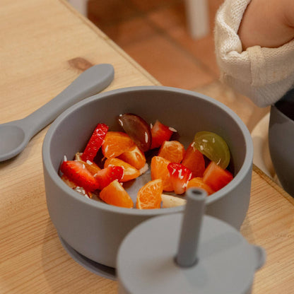 Baby Silicone Suction Bowl with Lid - Tradewinds