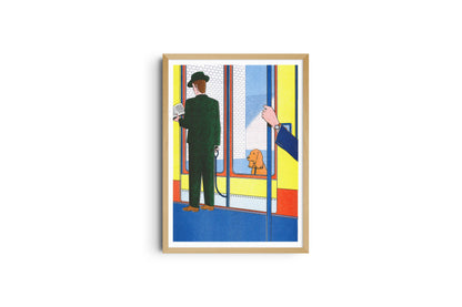The Subway - Simon Bailly A3 Poster