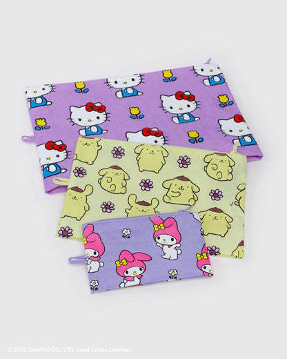 BAGGU Go Pouch Set - Hello Kitty + Friends Florals