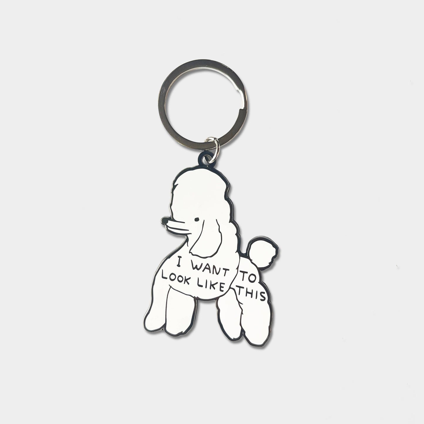 I Want To Look Like This Keychain