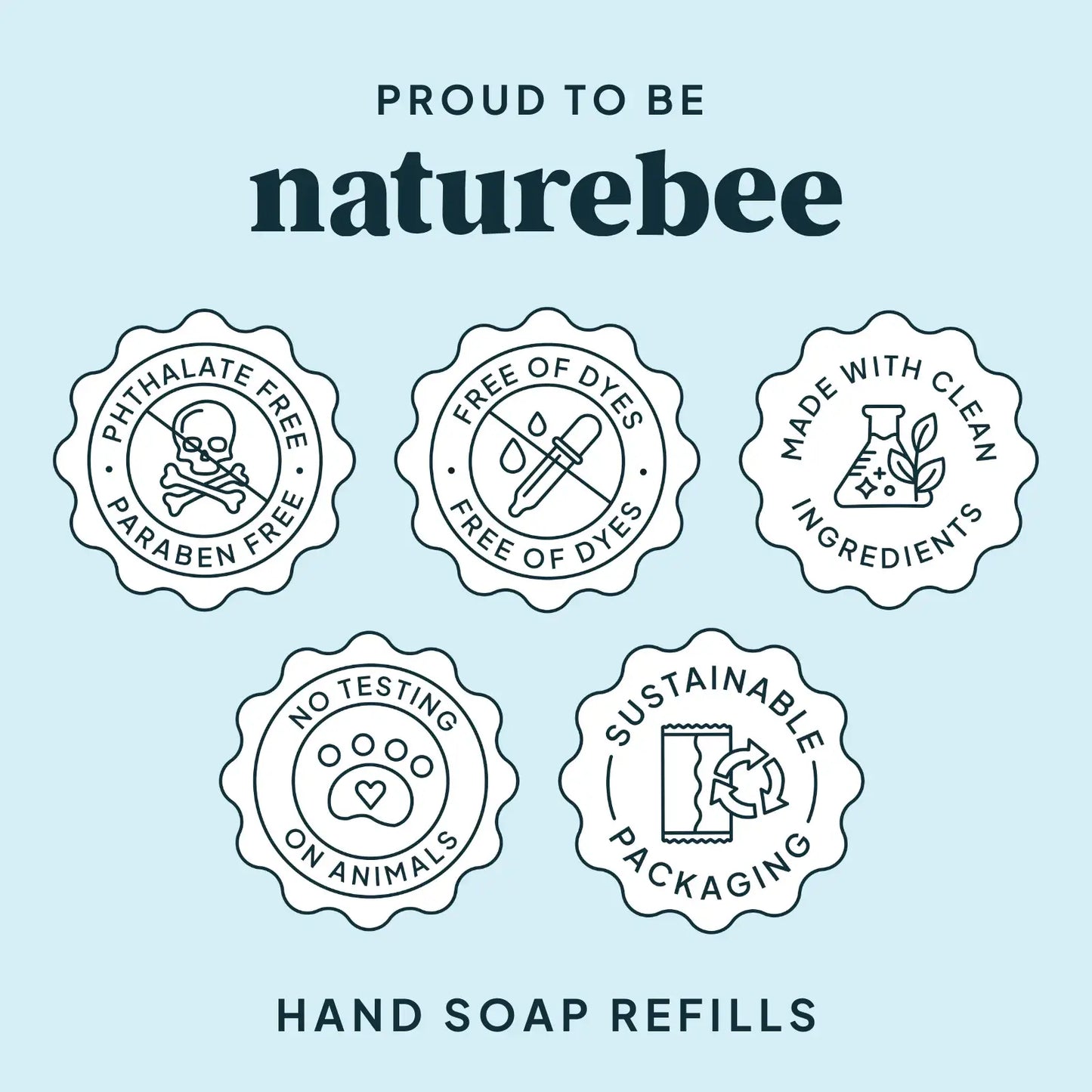Concentrated Foaming Hand Soap Refills - 2-pack box : Eucalyptus Mint