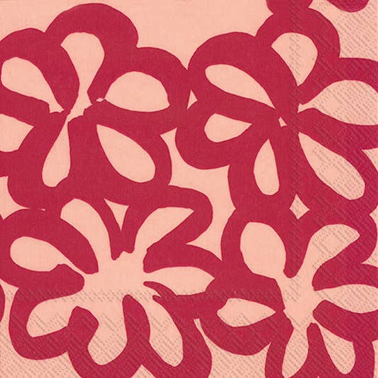 Marimekko JÄTTIKUKKA Rose Paper Napkins