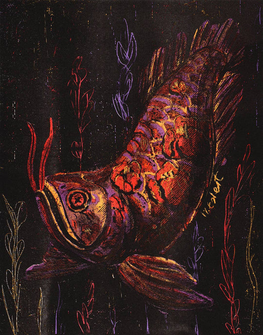 Arowana Riso Print