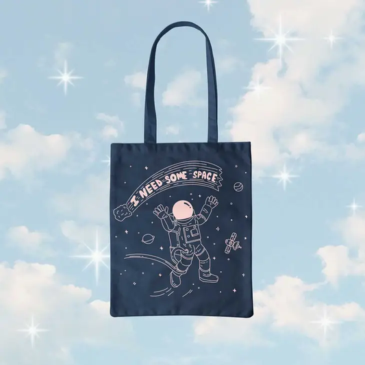 Navy Space Organic Cotton Tote