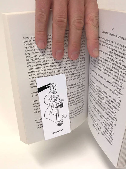 David Shrigley x Brainbox Candy magnetic bookmark, packaging detail - PABOOM