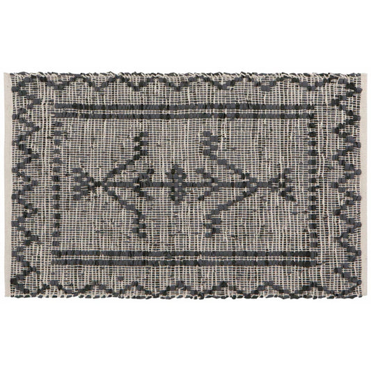 Leather Chindi Archer Rug