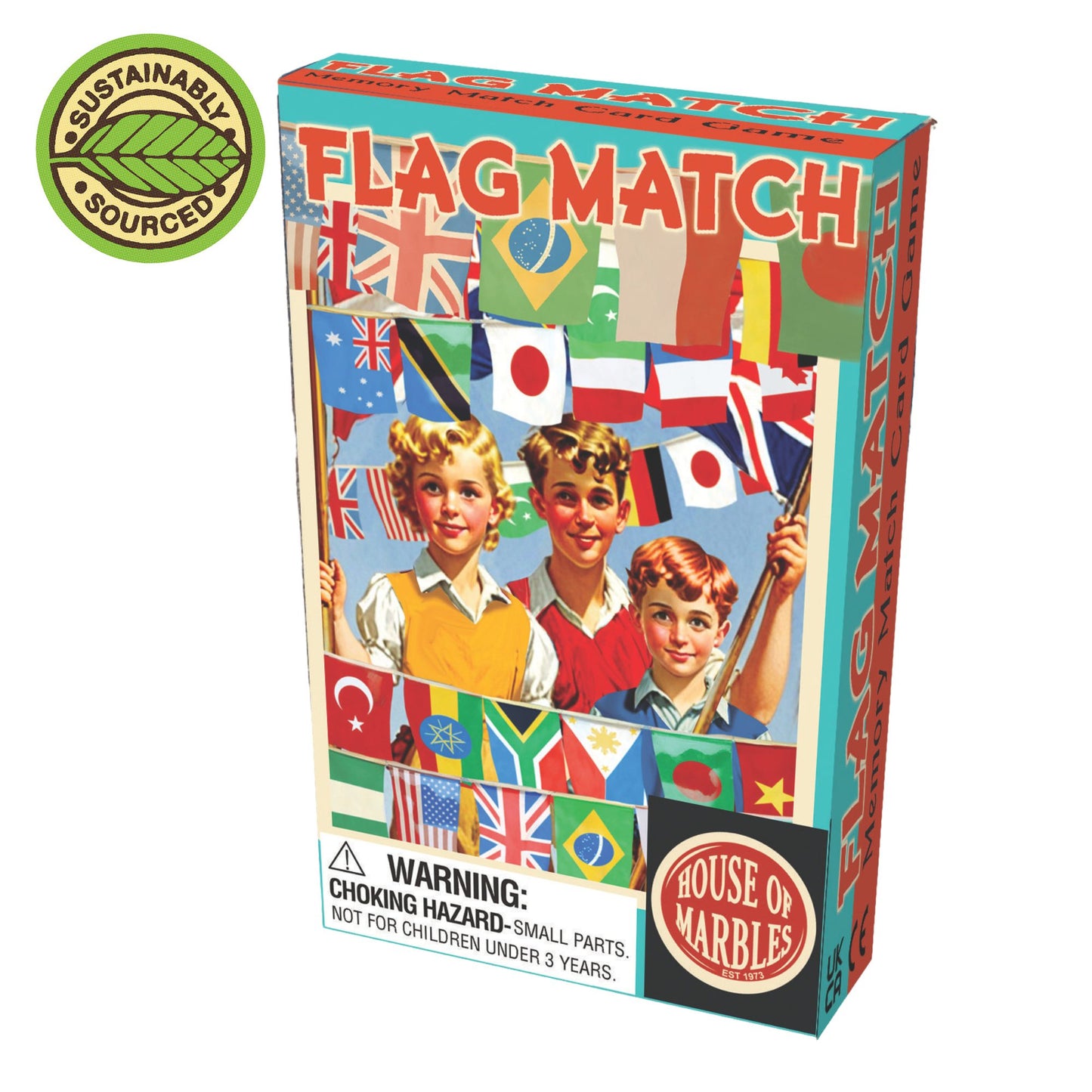 Flag Match Card Game