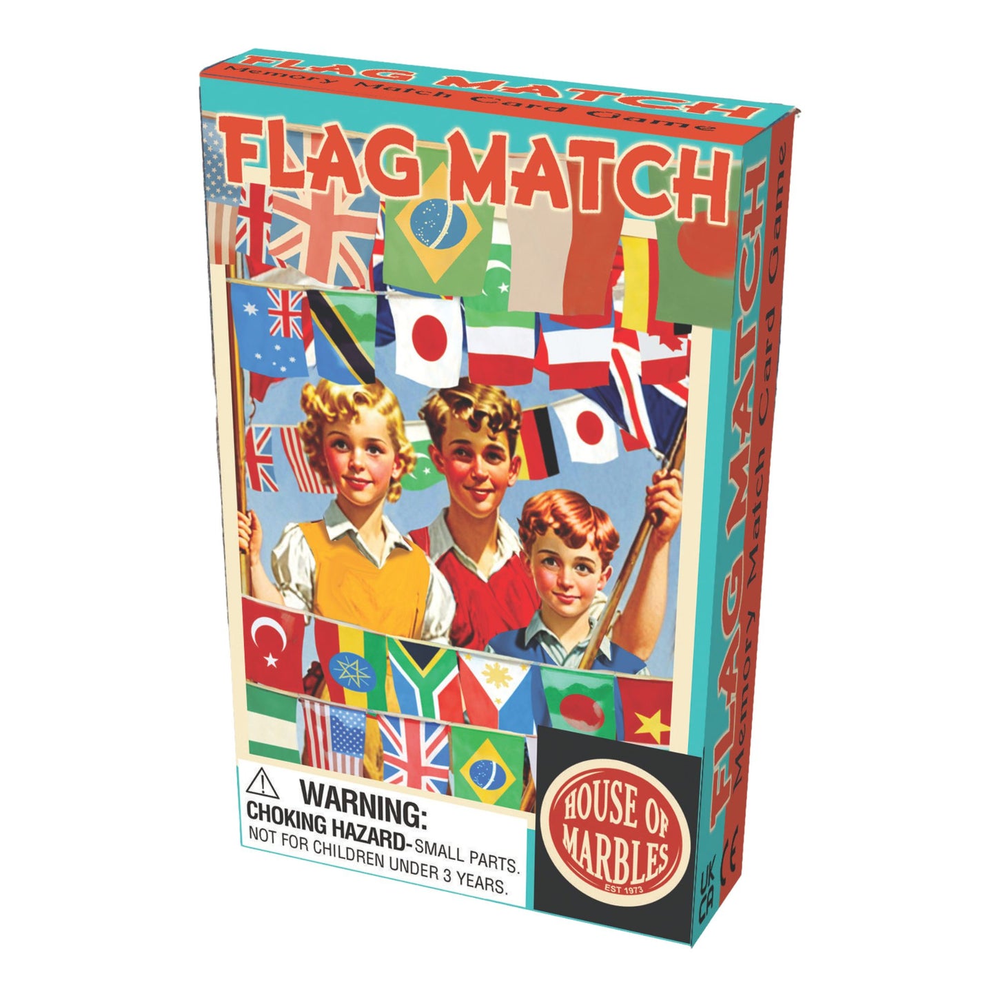 Flag Match Card Game