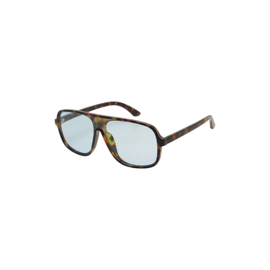 Retro Oversized Aviator Sunglasses – Tortoise Frame