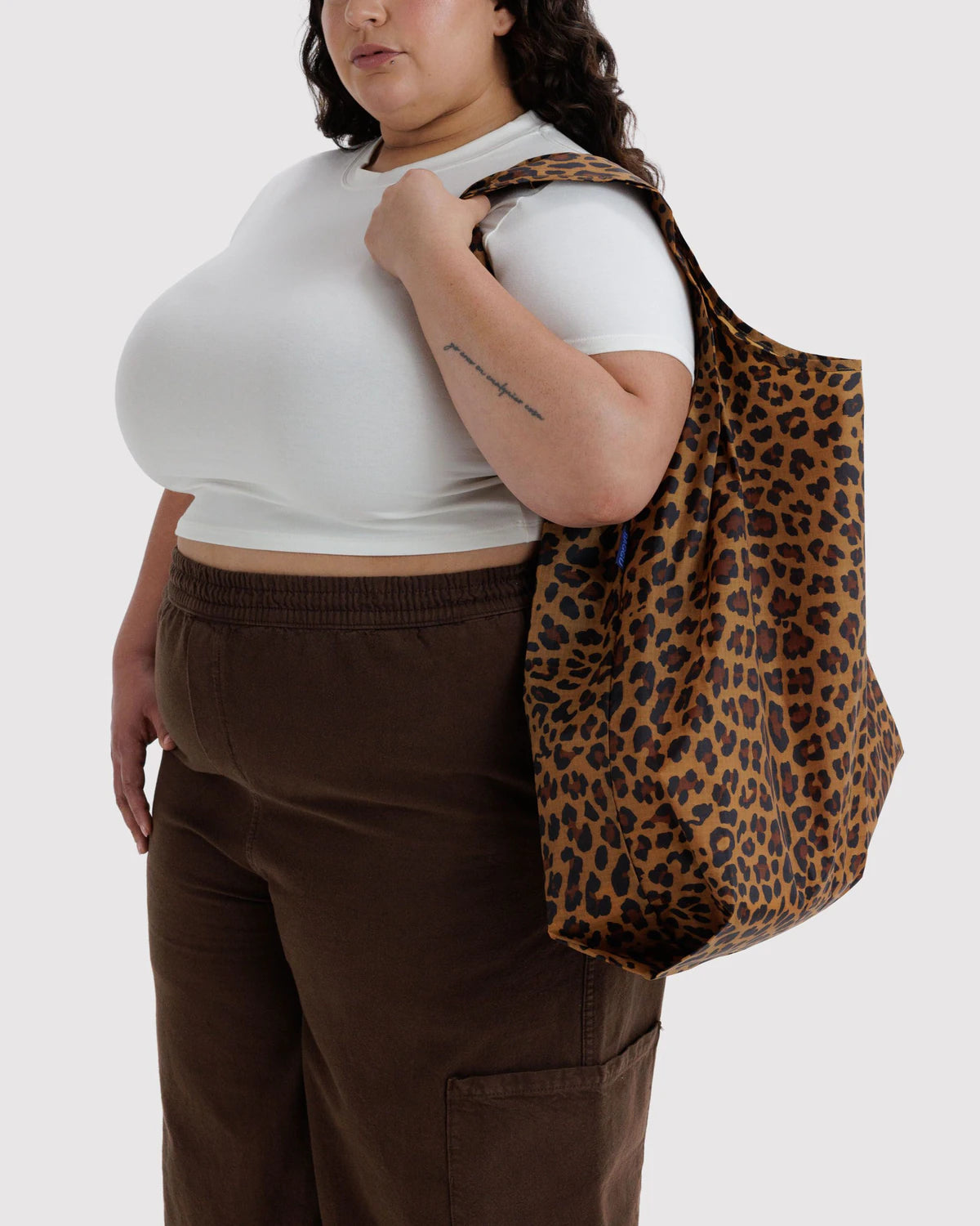 Big BAGGU Reusable Tote Bag - Leopard
