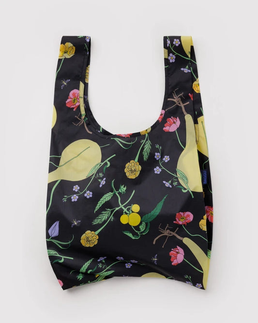 BAGGU Standard Baggu reusable bag in Winter Gourd print folded flat - PABOOM