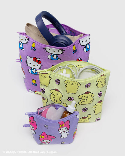 BAGGU Go Pouch Set - Hello Kitty + Friends Florals