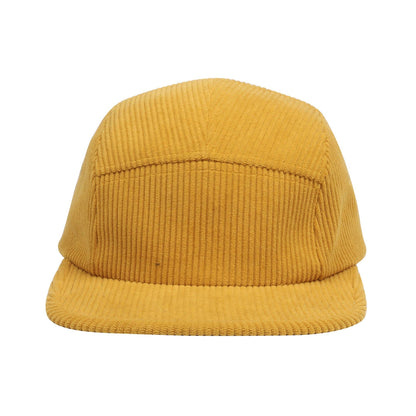 Corduroy Solid & Tie Dye 5 Panel Hat Camp Cap - Beige