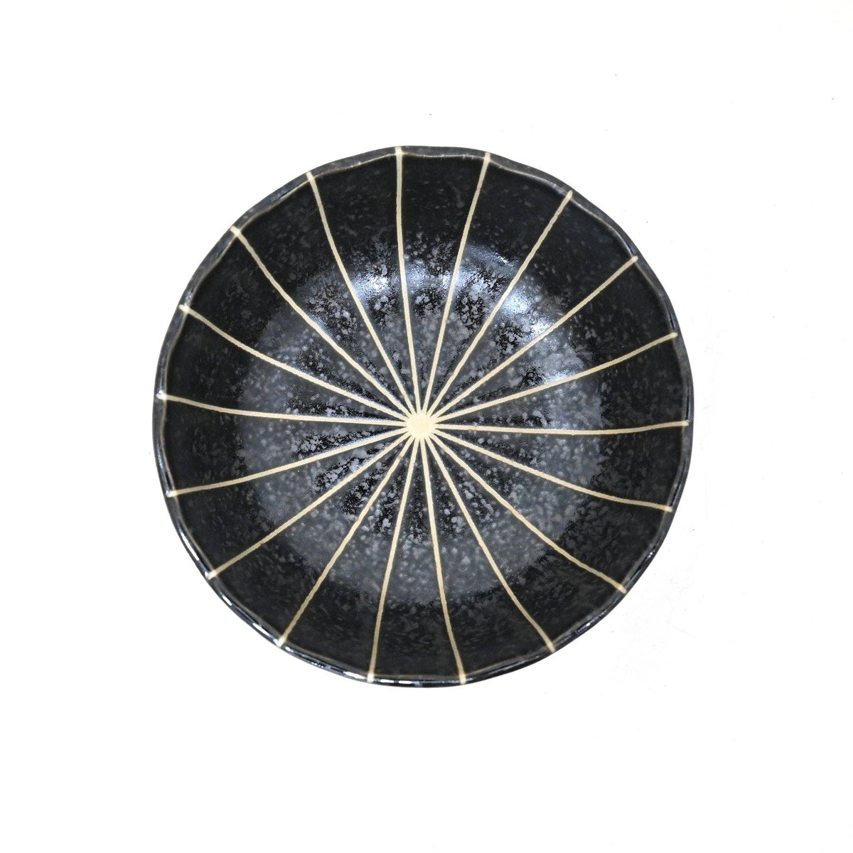 Kikugata Tokusa Black kobachi, top view - PABOOM