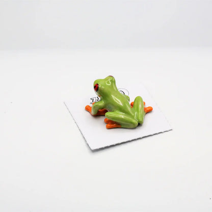 Clinger Red-Eyed Frog Porcelain Miniature