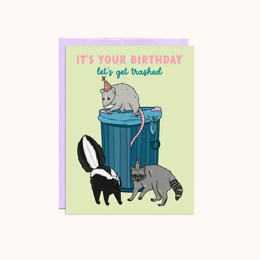 Trashed Birthday Card