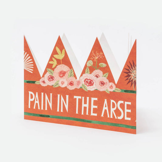 Pain in the Arse Party Hat shown at an angle